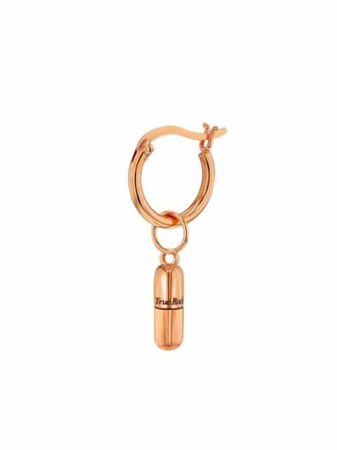 mini pill hoop earring by TRUE ROCKS