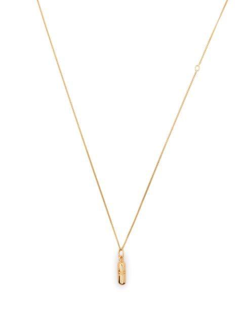 mini pill pendant necklace by TRUE ROCKS