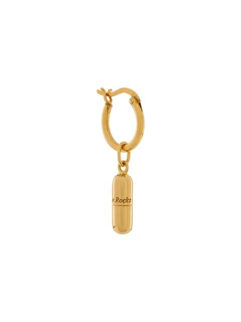 pill hoop earring by TRUE ROCKS