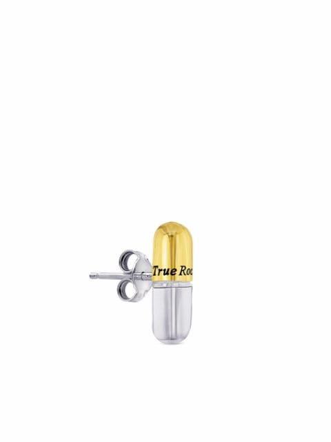 pill stud earring by TRUE ROCKS