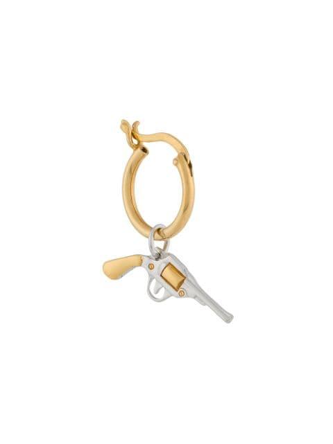 pistol hoop earring by TRUE ROCKS