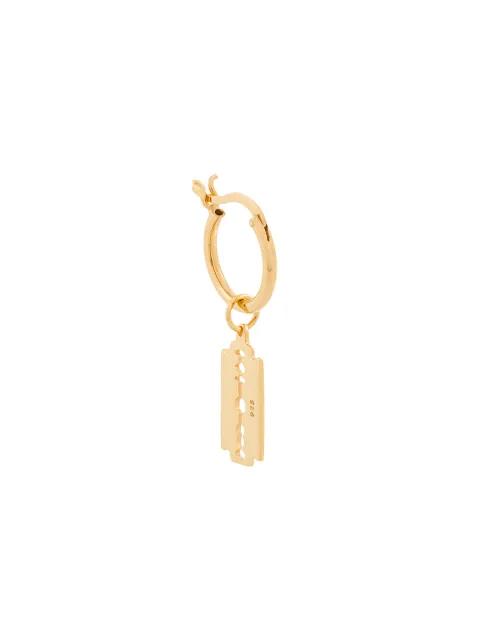 razor hoop earring by TRUE ROCKS