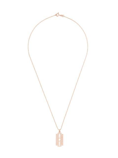 razor pendant necklace by TRUE ROCKS