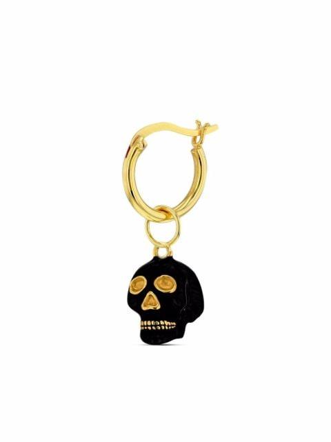 skull hoop earring by TRUE ROCKS