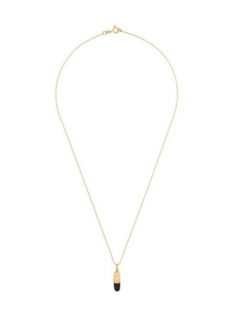 small pill pendant necklace by TRUE ROCKS
