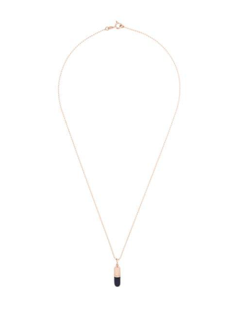 small pill pendant necklace by TRUE ROCKS