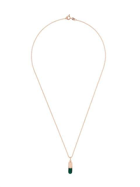 small pill pendant necklace by TRUE ROCKS