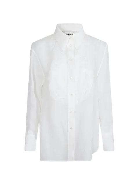 bead-embellished paisley-patterned shirt by TRUE ROYAL