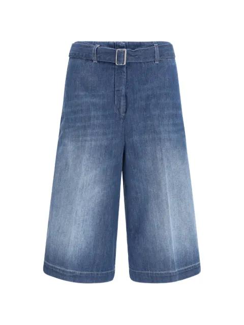 belted knee-length shorts by TRUE ROYAL