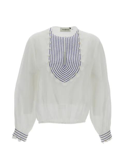 embroidered blouse by TRUE ROYAL