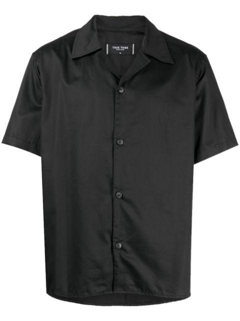 embroidered-motif cotton shirt by TRUE TRIBE