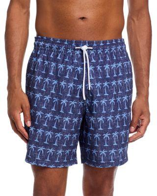 Sano Chambray Palm Tree 6.5" Swim Trunks by TRUNKS SURF&SWIM CO.