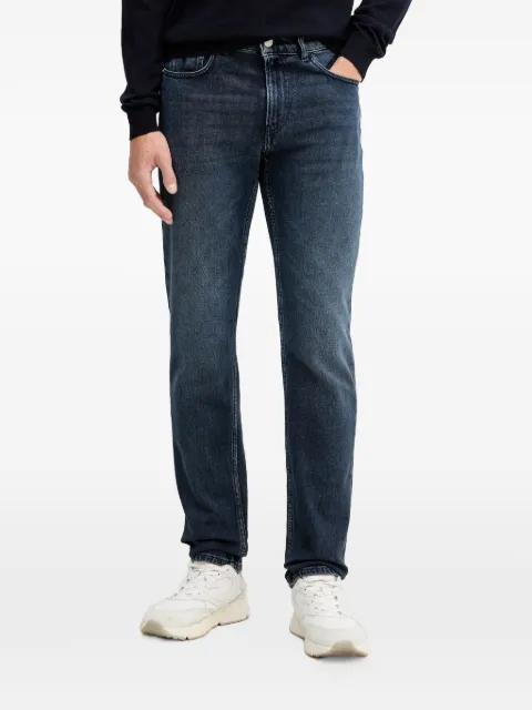 Close denim patch jeans by TRUSSARDI