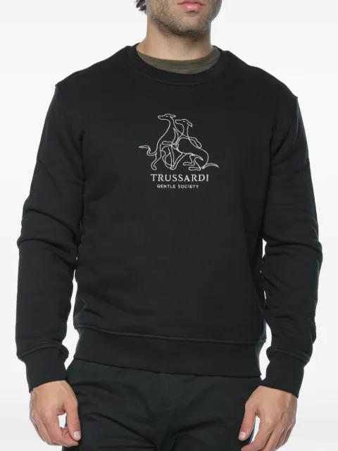 Girocollo Gentle Society embroidered sweater by TRUSSARDI