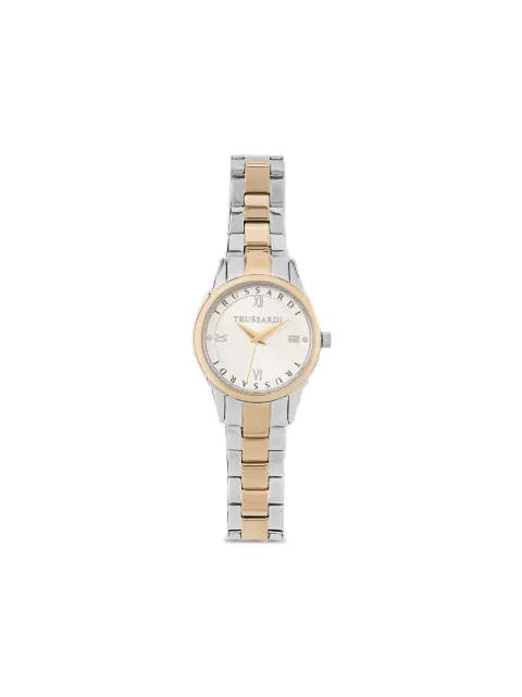 Two-Tone 30mm watch by TRUSSARDI