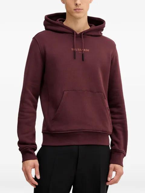 cotton jersey hoodie by TRUSSARDI