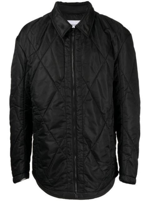diamond-quilted jacket by TRUSSARDI