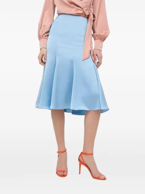flared midi skirt by TRUSSARDI