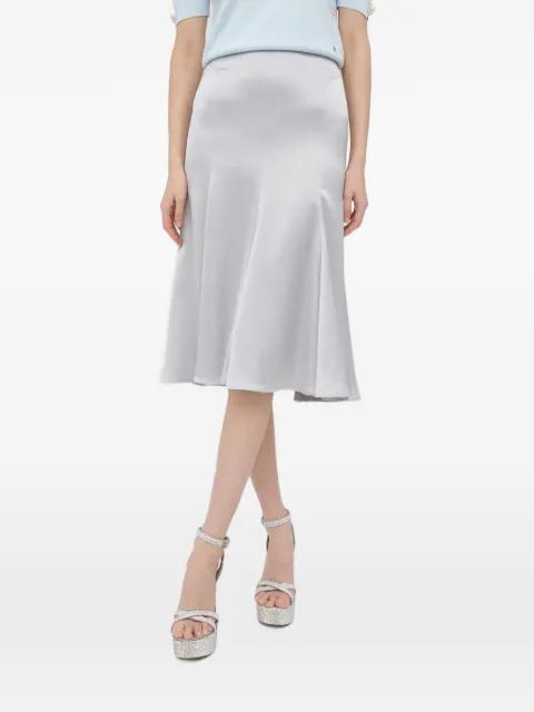 flared midi skirt by TRUSSARDI