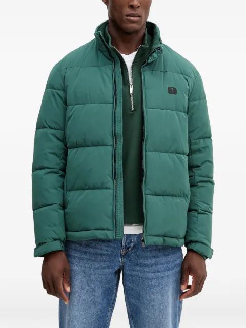 logo-patch puffer jacket by TRUSSARDI