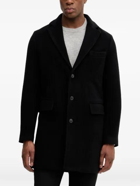 single-breasted coat by TRUSSARDI
