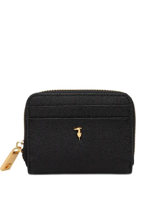 zip-fastening wallet by TRUSSARDI