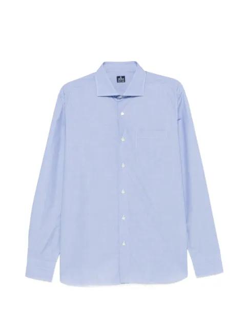 chest-pocket spread-collar shirt by TRUZZI