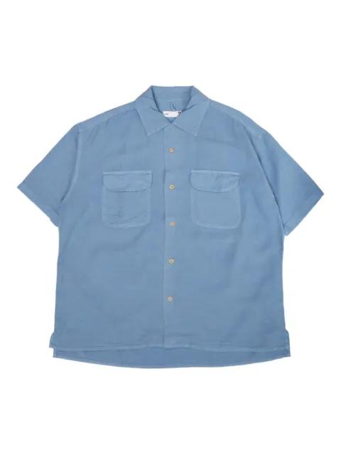 flap-pocket short-sleeved shirt by TS(S)