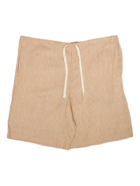striped drawstring-waist shorts by TS(S)