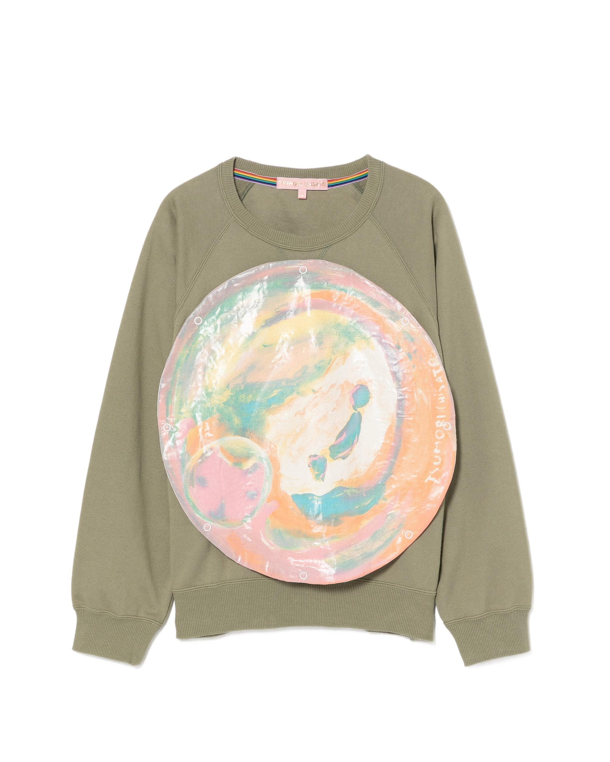 Buttoned graphic sweatshirt by TSUMORI CHISATO