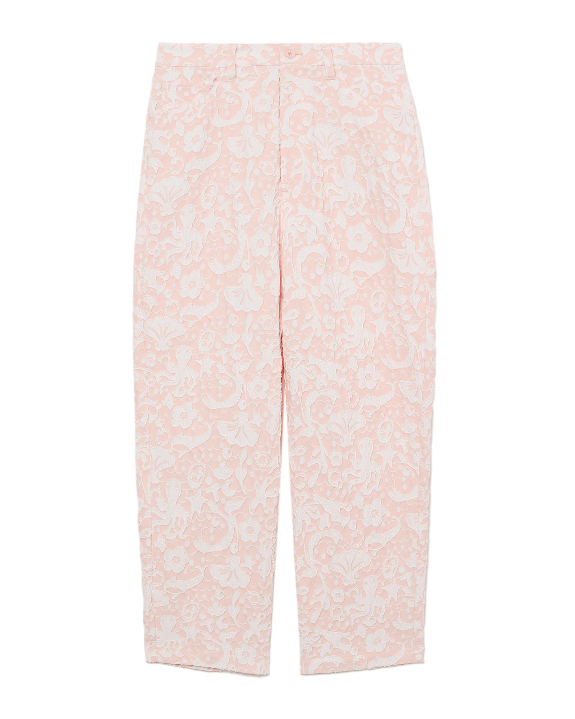 Cropped jacquard graphics pants by TSUMORI CHISATO