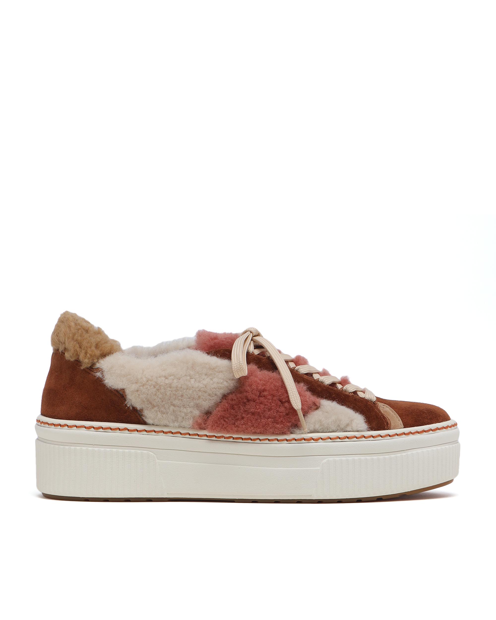 Panelled platform sneakers by TSUMORI CHISATO