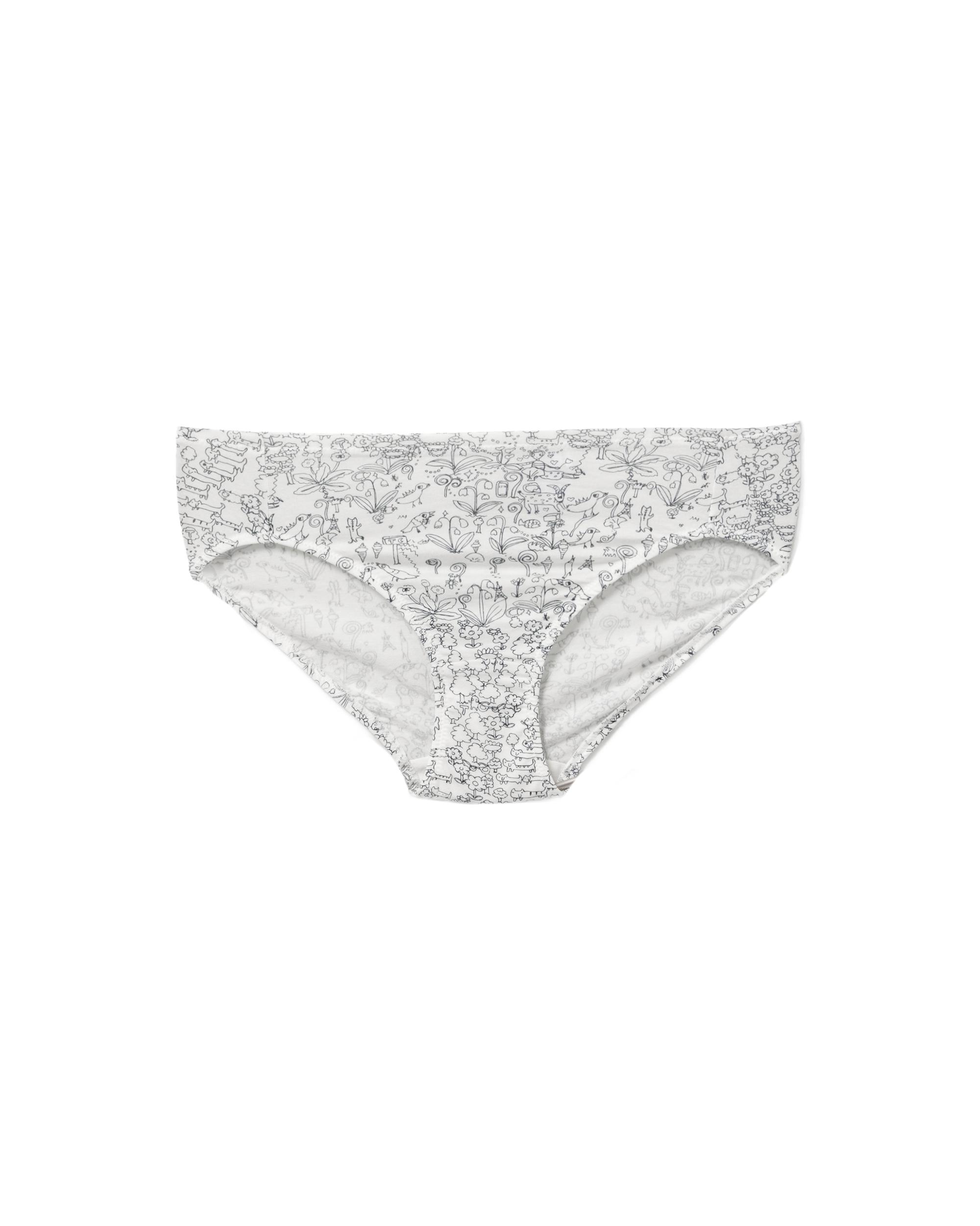 Printed briefs by TSUMORI CHISATO