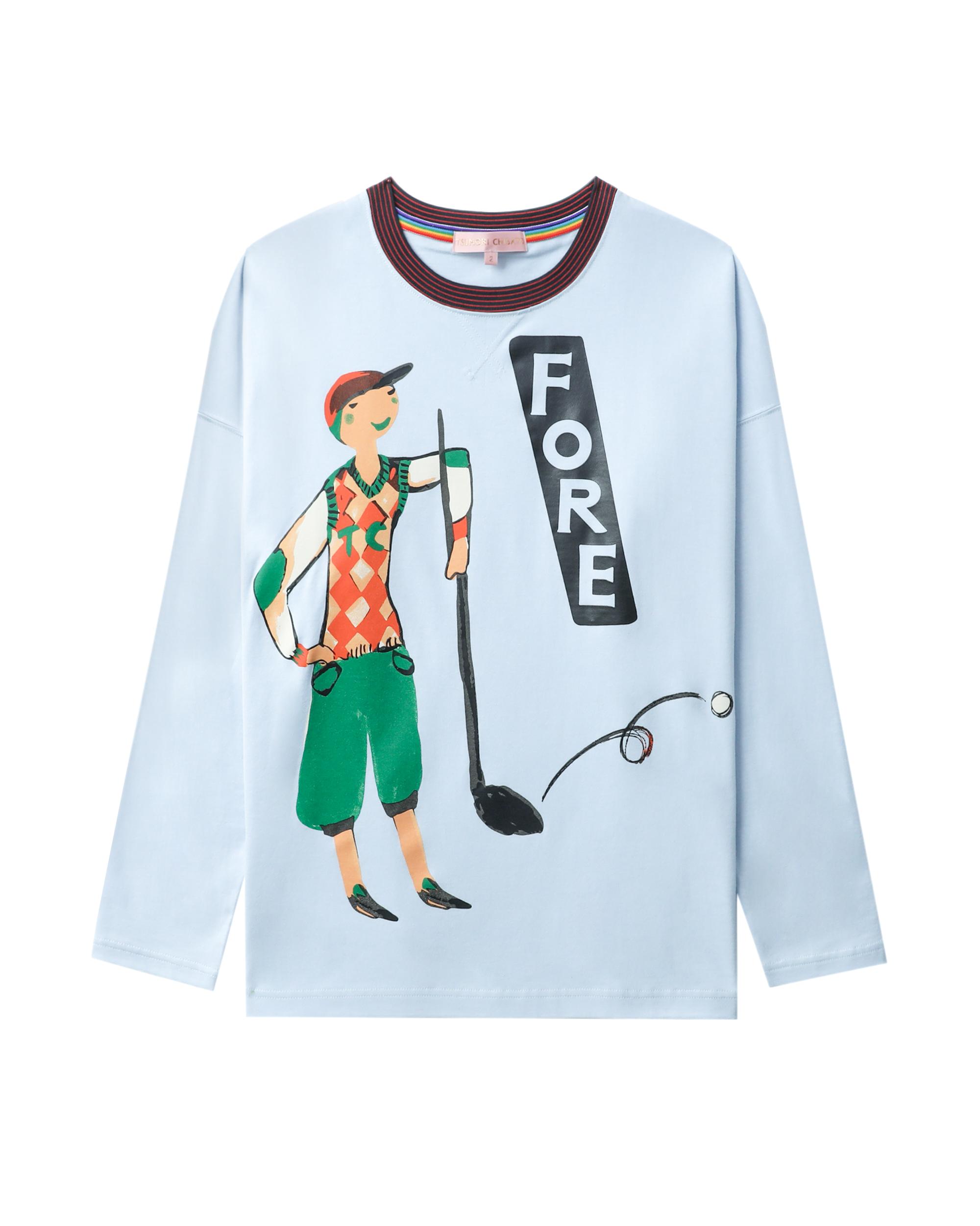 Printed long sleeve tee by TSUMORI CHISATO