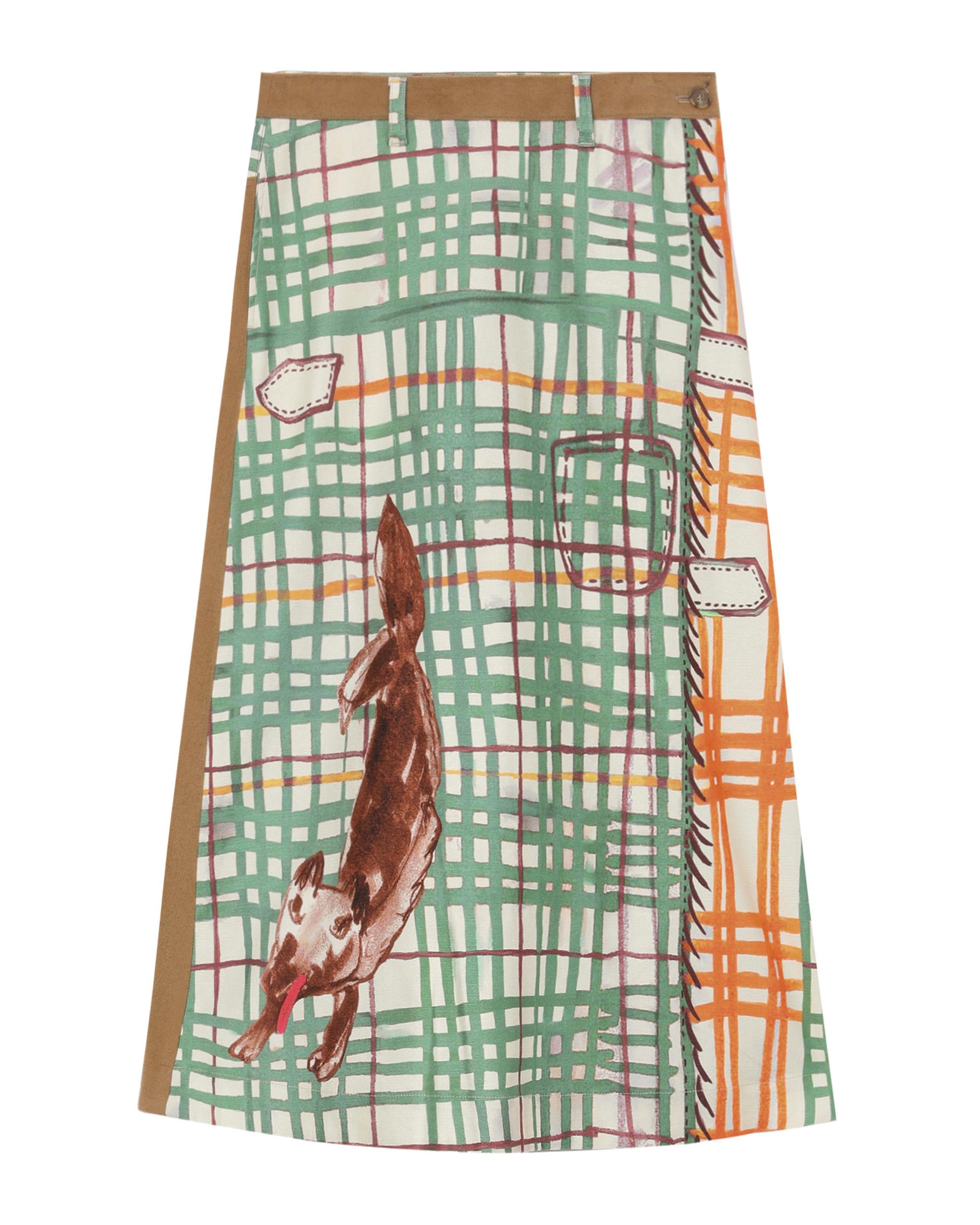 Printed midi skirt by TSUMORI CHISATO