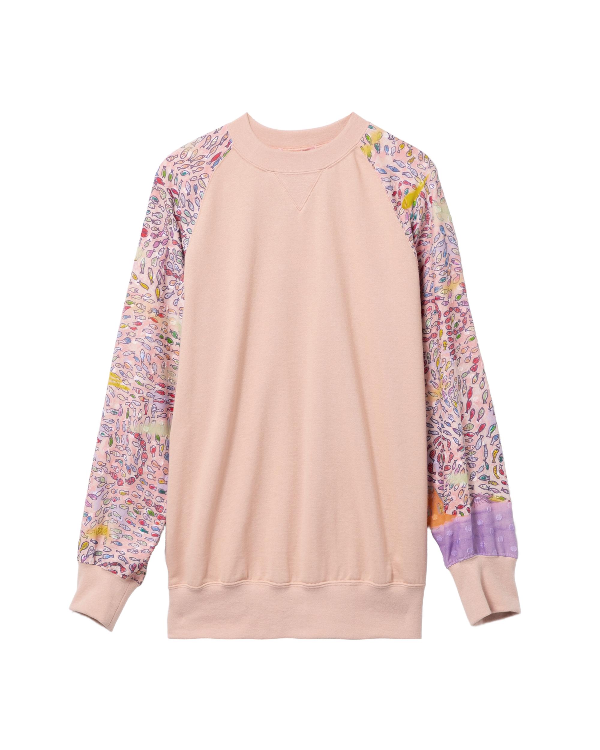 Printed sleeves sweatshirt by TSUMORI CHISATO