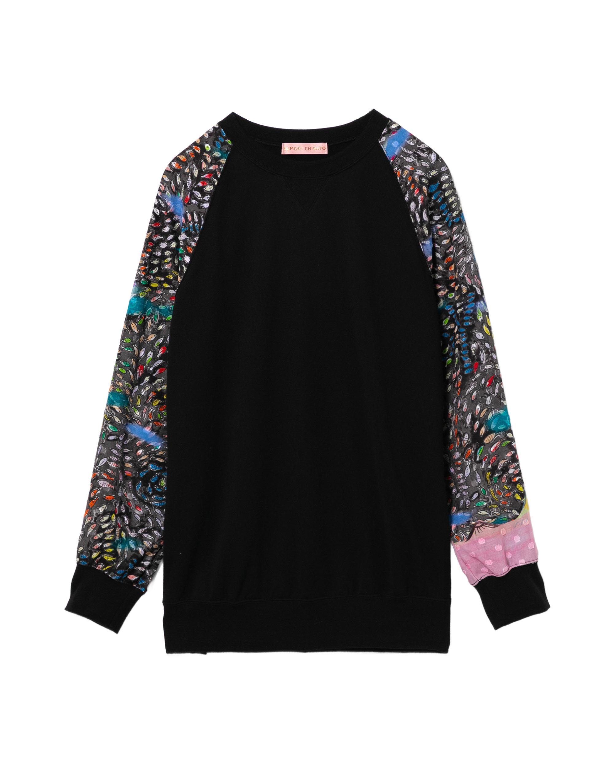 Printed sleeves sweatshirt by TSUMORI CHISATO