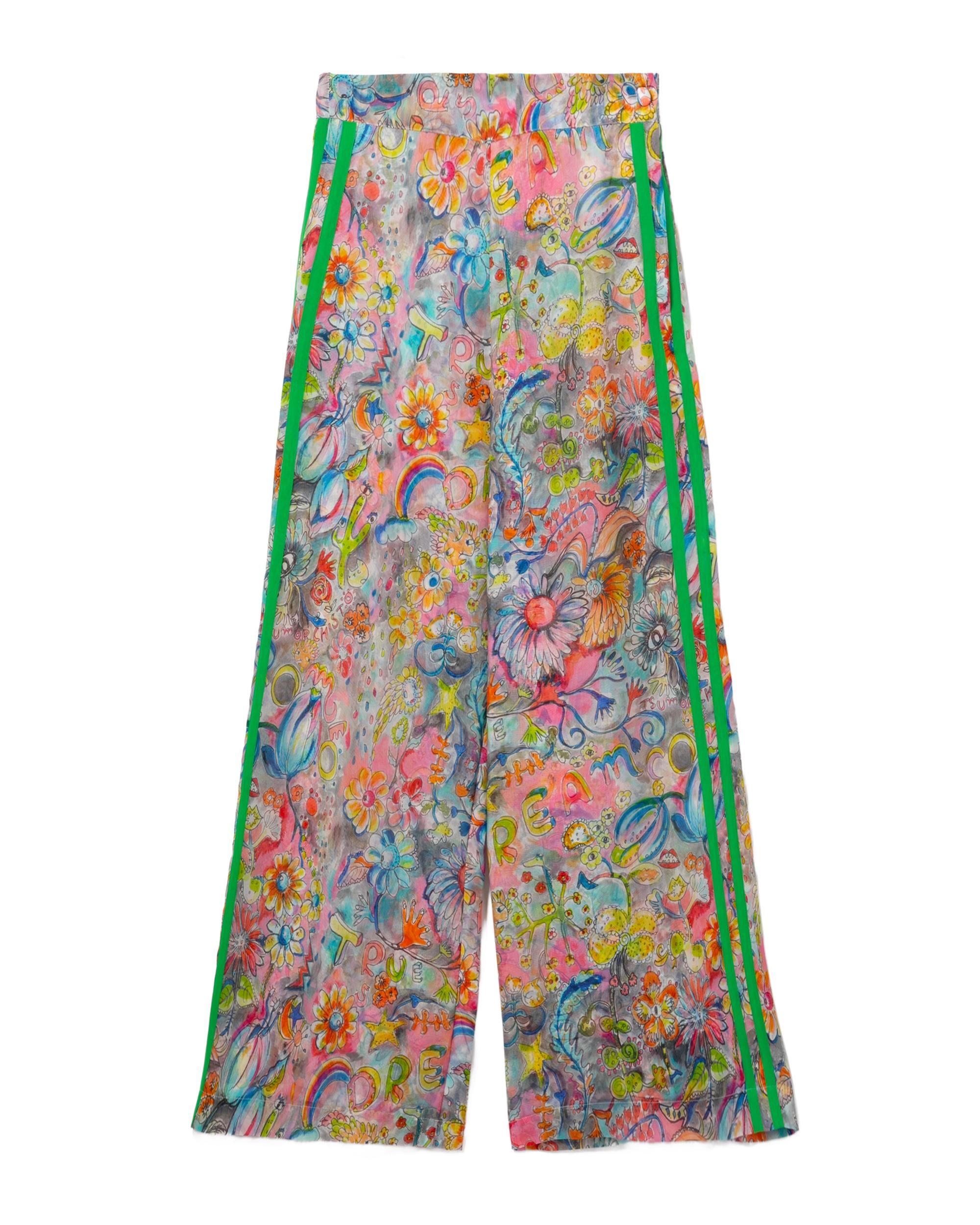 Printed wide leg pants by TSUMORI CHISATO