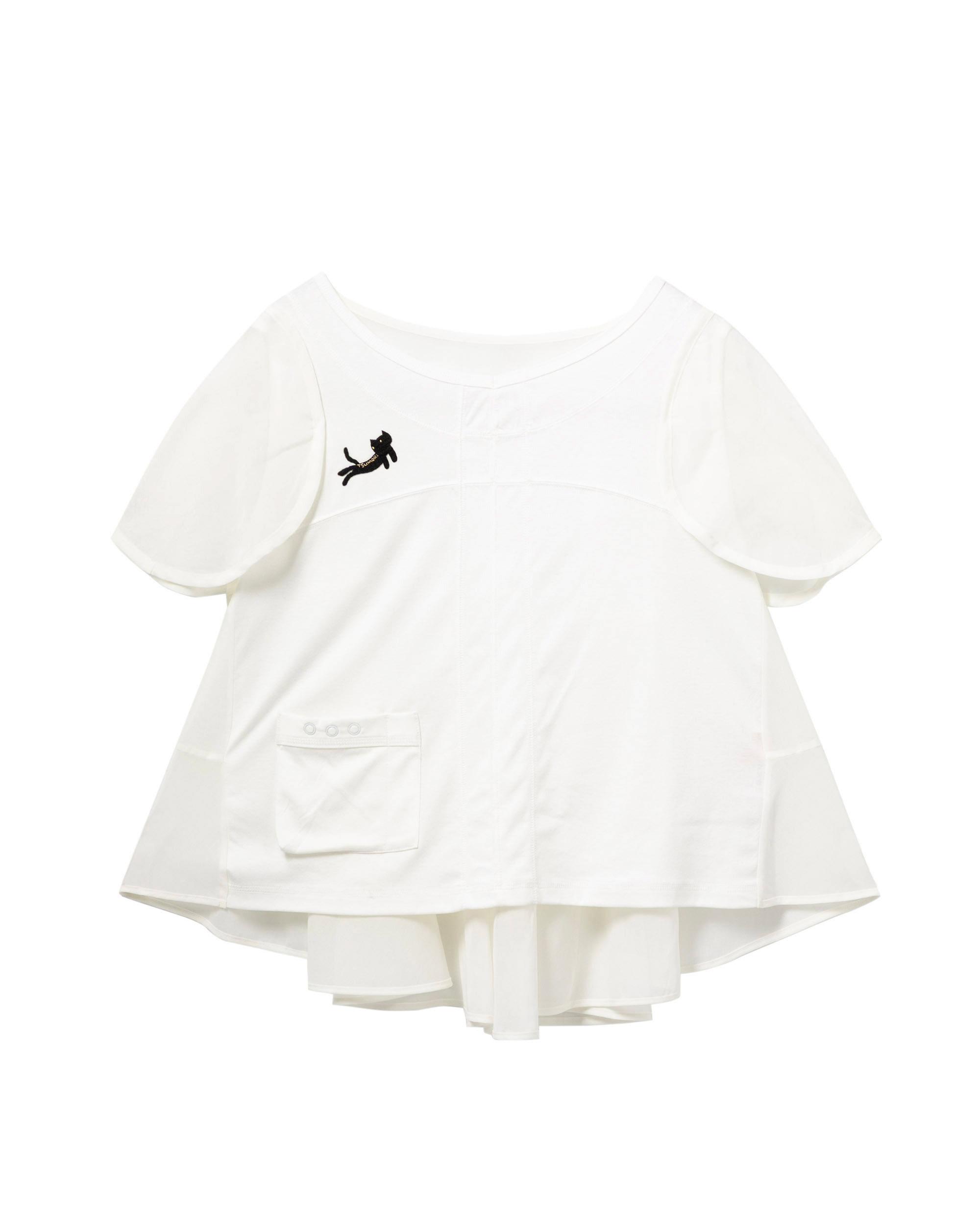 Puff-sleeve top by TSUMORI CHISATO