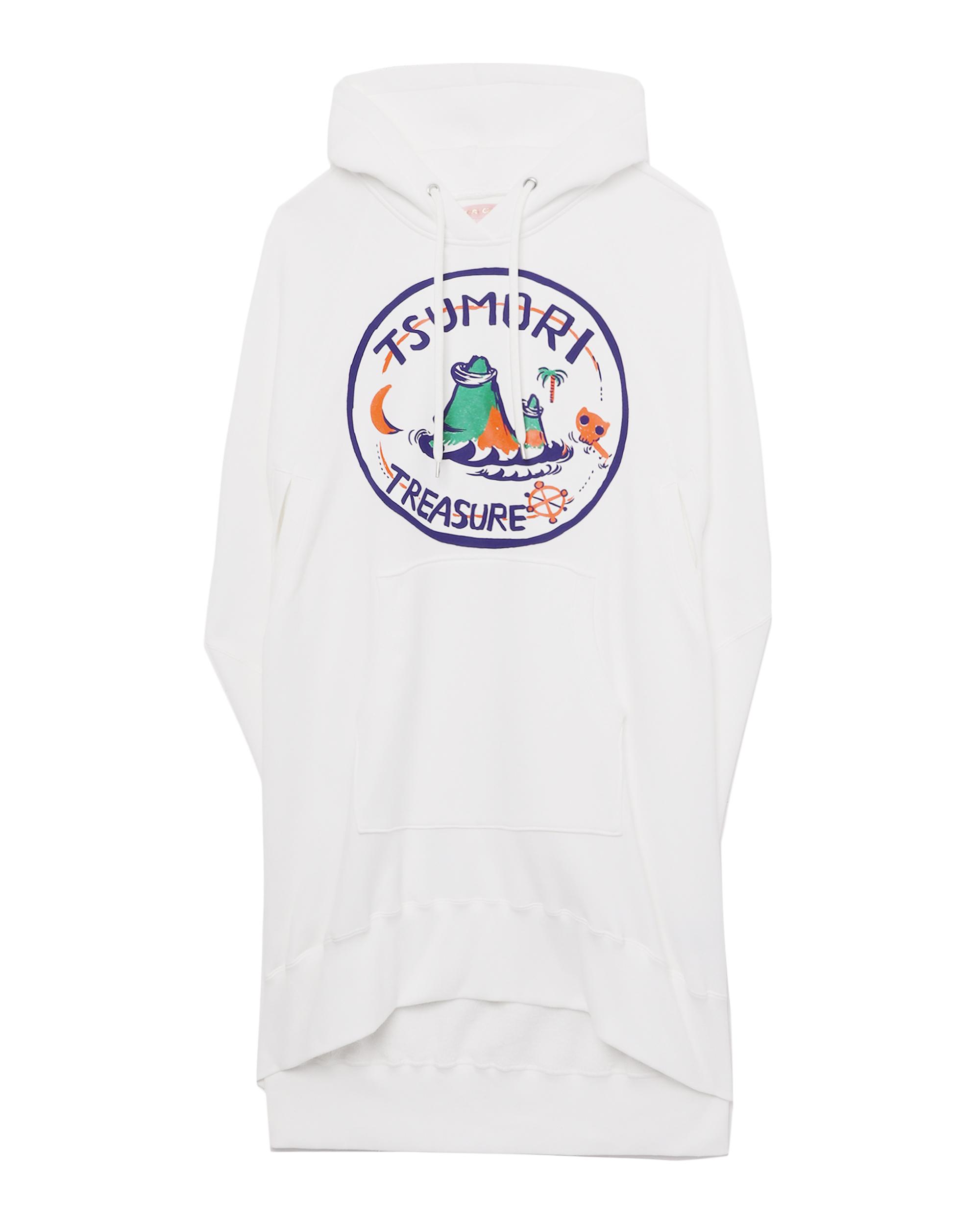Treasure cape-style hoodie dress by TSUMORI CHISATO