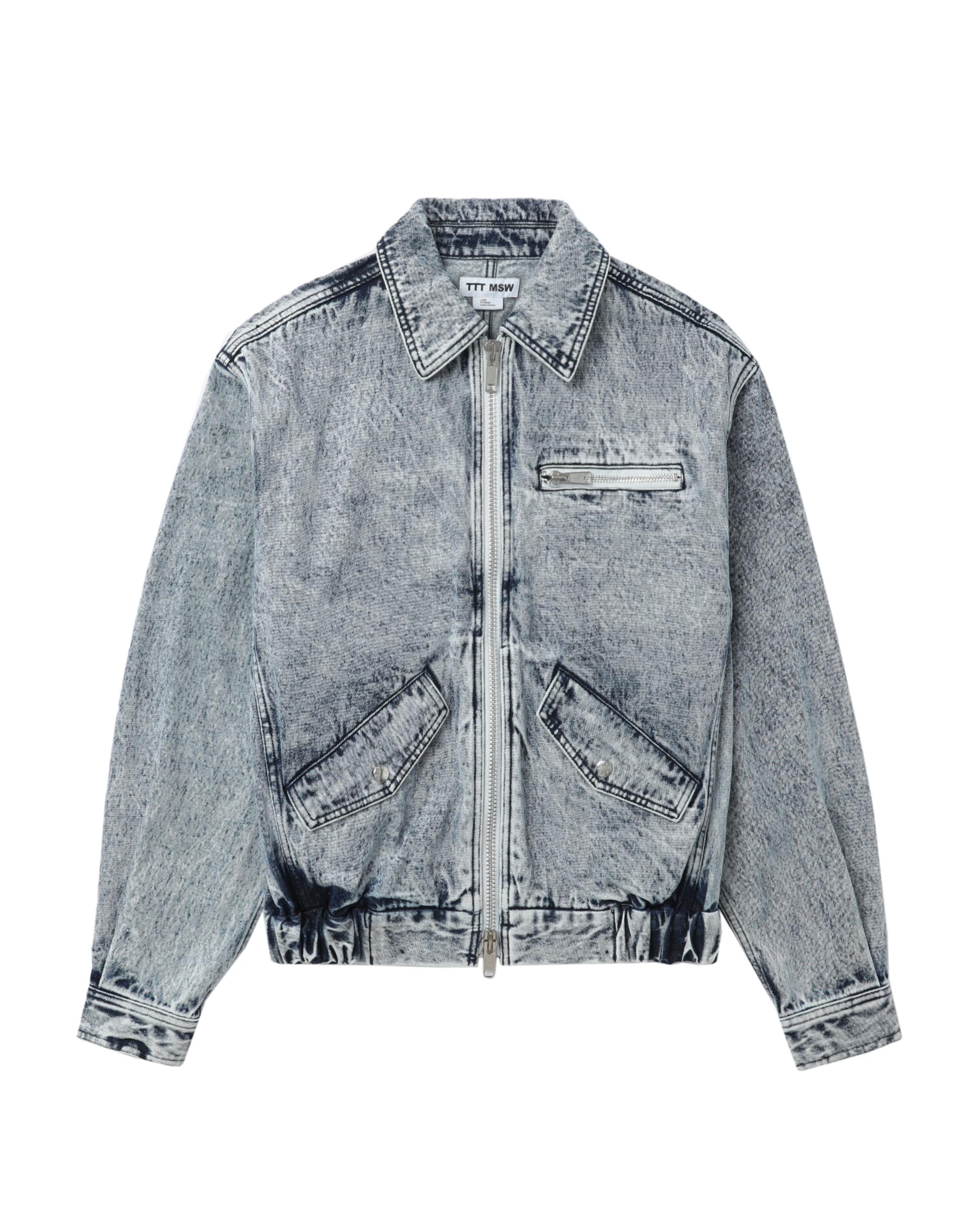 Zip-up denim jacket by TTT MSW