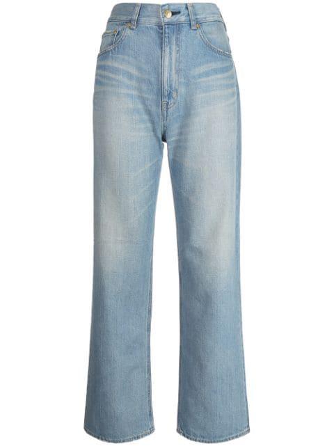 The Lapis Lazuli straight-leg jeans by TU ES MON TRESOR