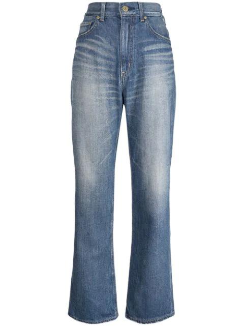 The Lapis Lazuli straight-leg jeans by TU ES MON TRESOR