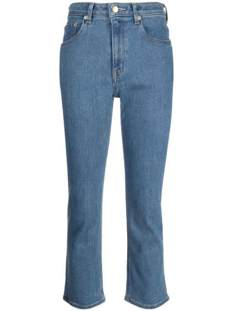 The Rose Quartz mid-rise cropped skinny jeans by TU ES MON TRESOR