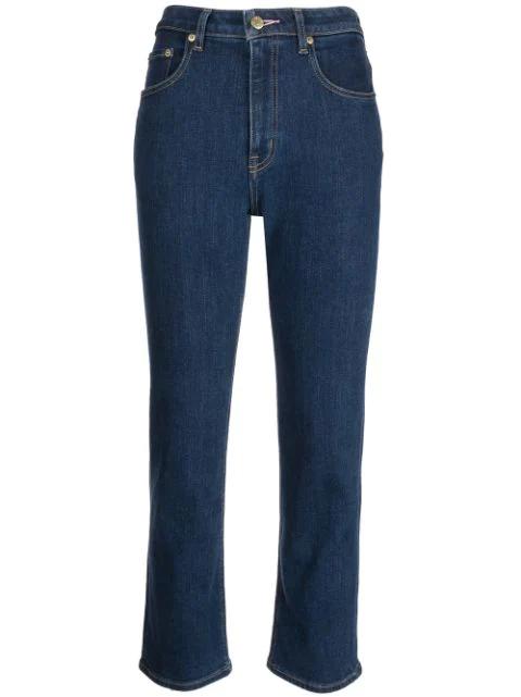 The Rose Quartz mid-rise cropped skinny jeans by TU ES MON TRESOR