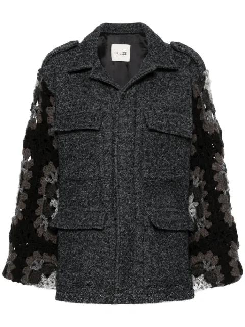 Sahara crocheted jacket by TU LIZE