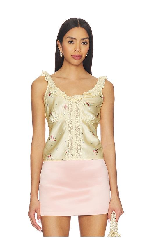 Tularosa Alice Top in Lemon by TULAROSA