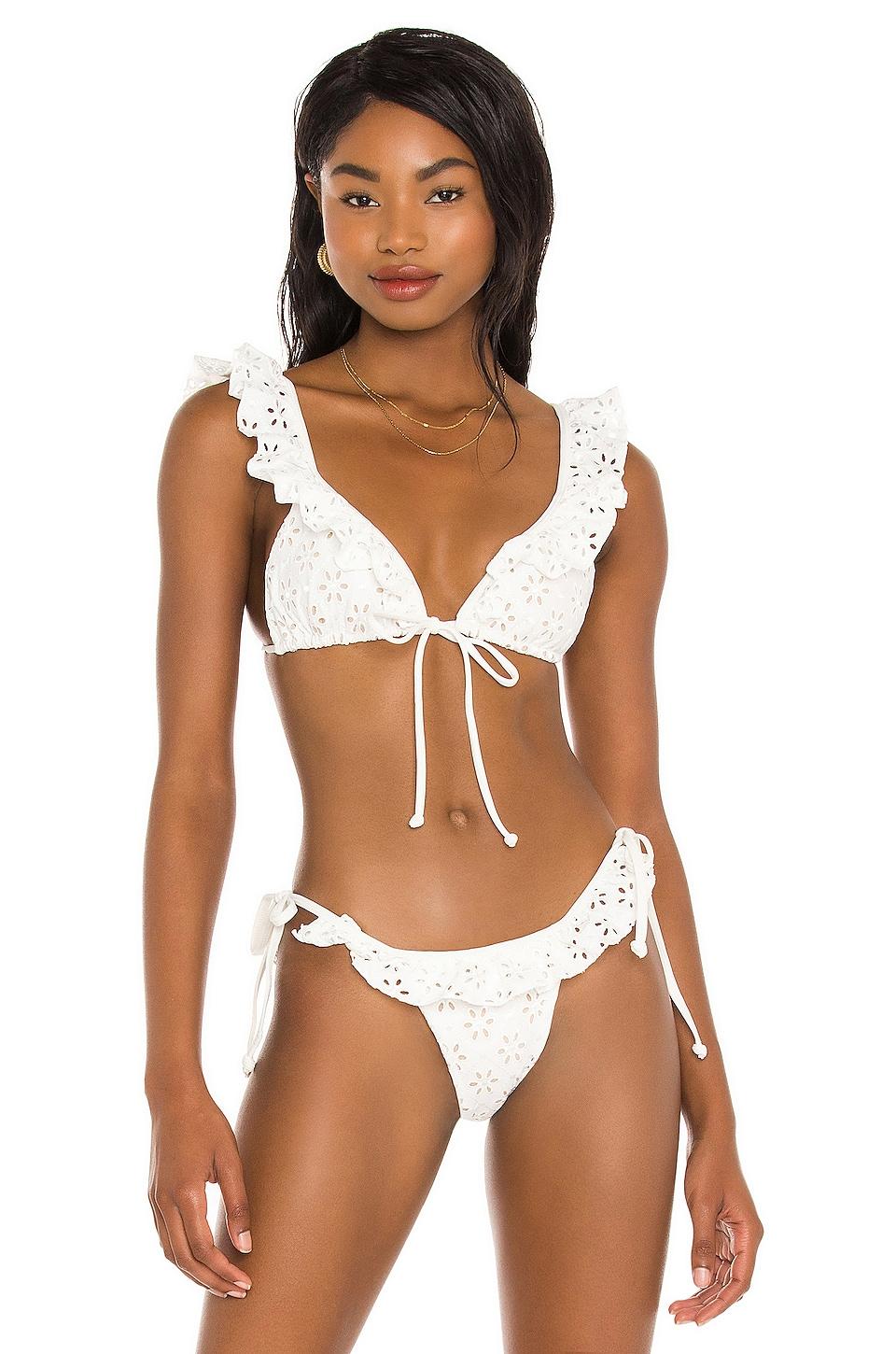Tularosa Alira Top in White by TULAROSA