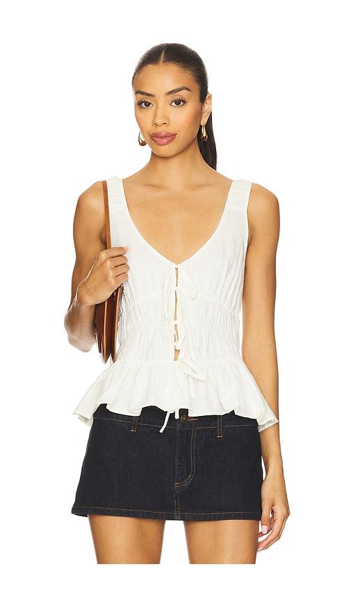 Tularosa Amie Top in Ivory by TULAROSA