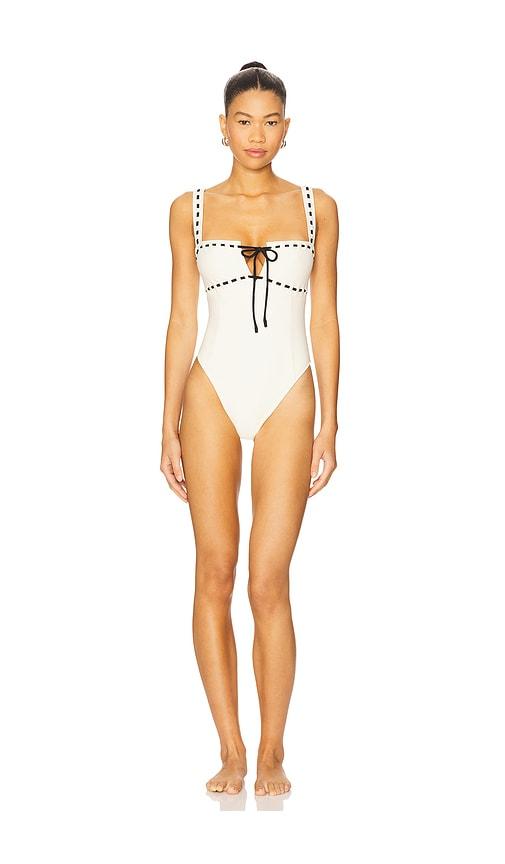 Tularosa Anica One Piece in Cream by TULAROSA